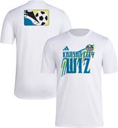adidas Men's adidas White Sporting Kansas City 2024 Jersey Hook Pre-Match T-Shirt