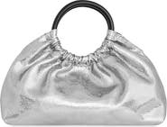 Rebecca Minkoff Mini Madeleine Metallic Leather Top Handle Bag