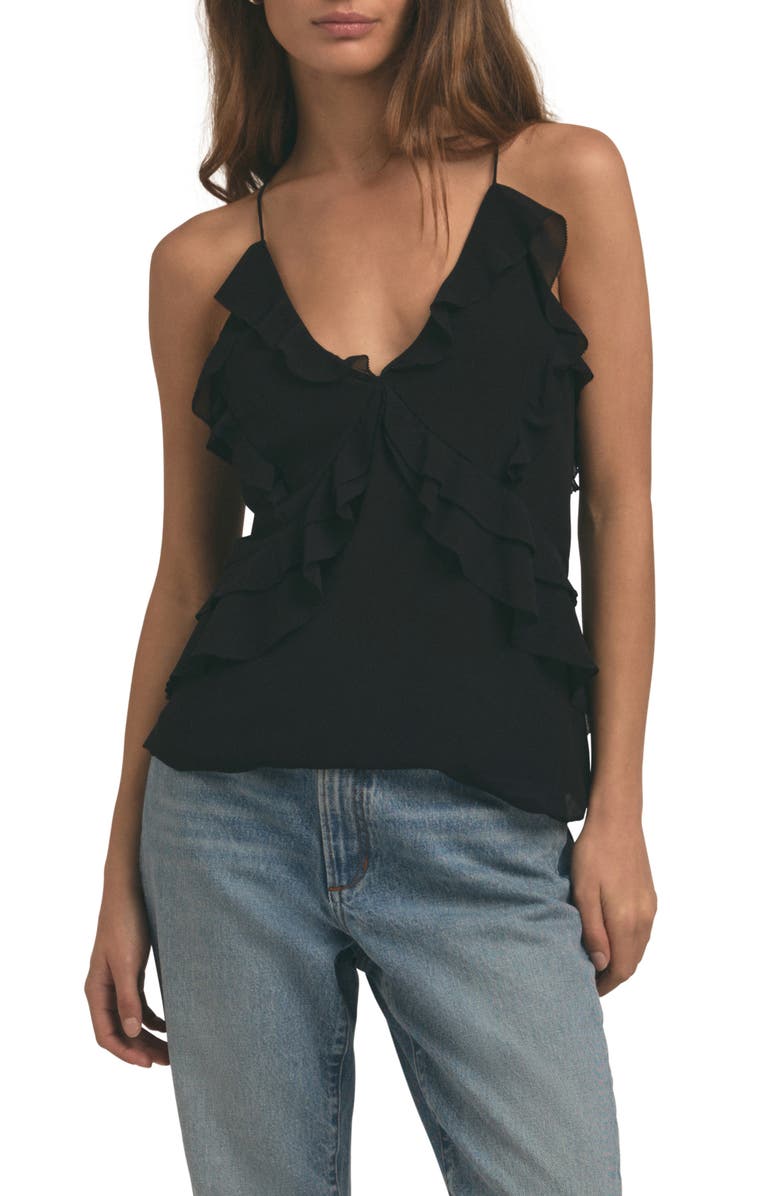 Favorite Daughter The Who Me Ruffle Camisole, Main, color, 