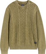 DARK SEAS Big Sur Mixed Stitch Sweater