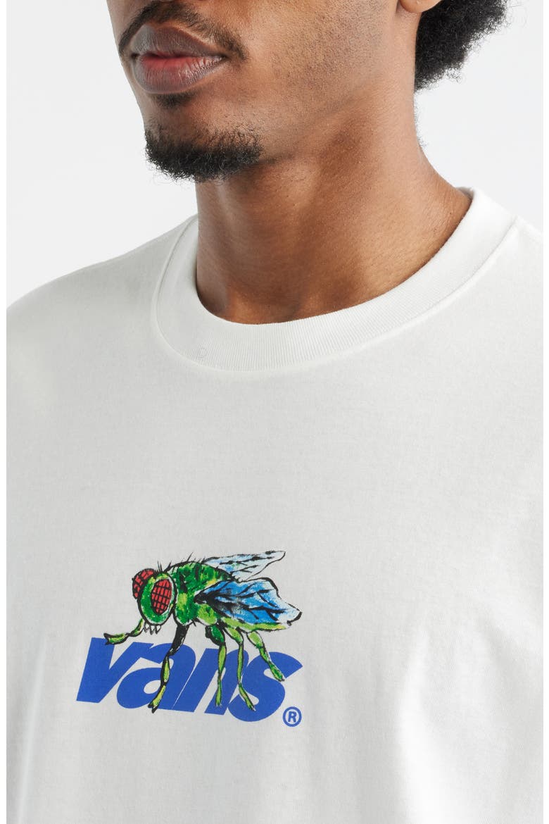 Fly Logo Graphic T-Shirt, Alternate, color, WHITE