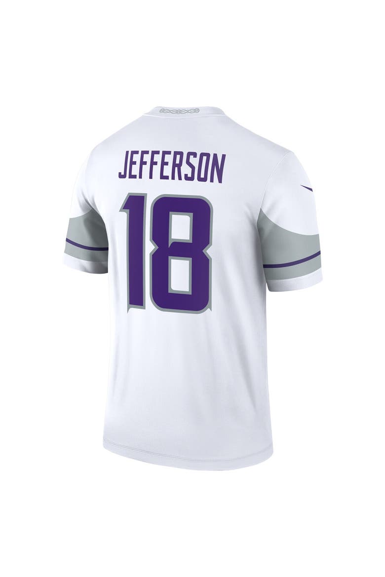 Men's Nike Justin Jefferson White Minnesota Vikings Alternate Legend Player Jersey, Alternate, color, White