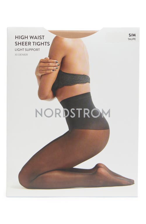 Nordstrom High Waist Sheer Tights In Multi