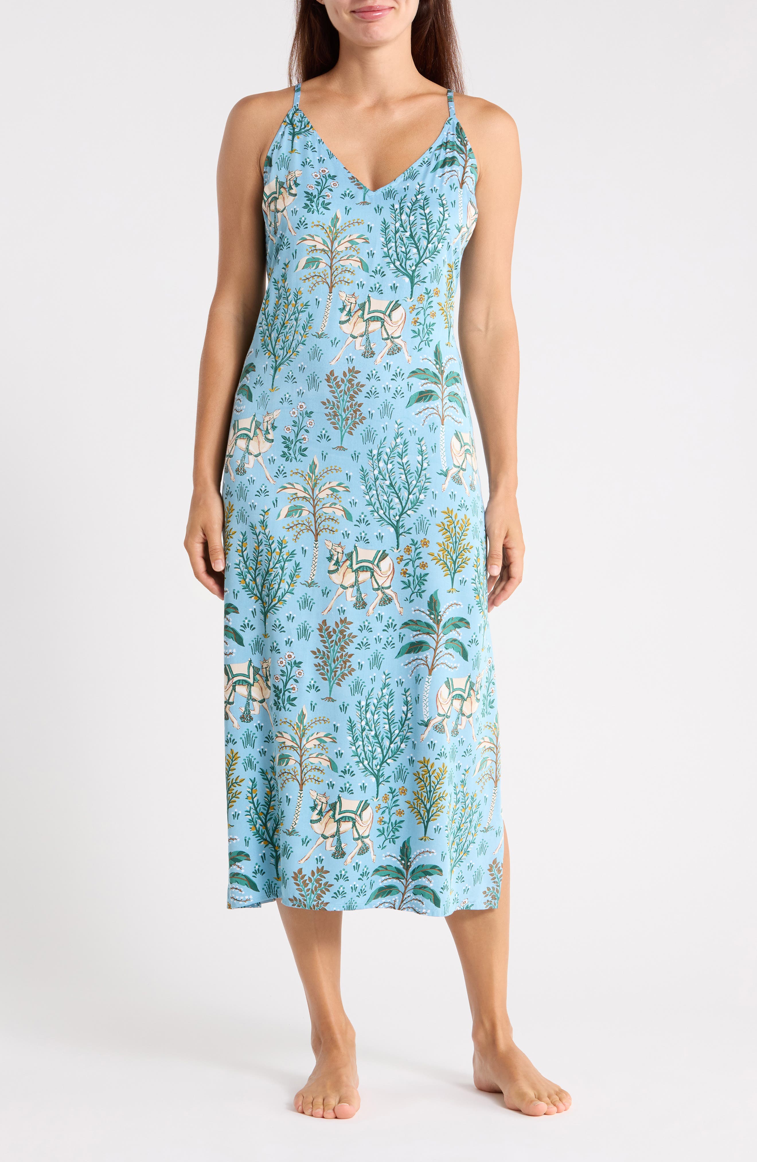 Eco Satin Nightgown