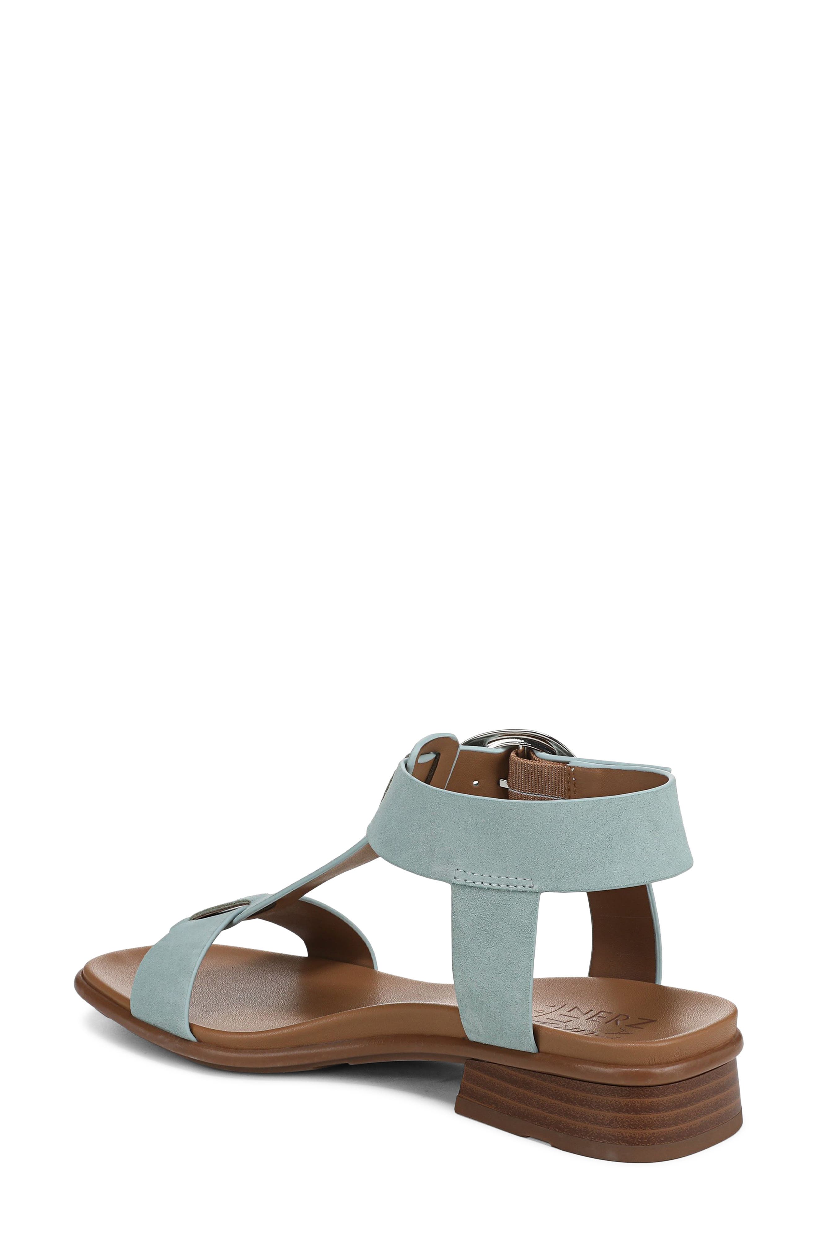 Brandy T-Strap Sandal, Alternate, color, SPRING CLOVER GREEN