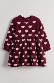 Nordstrom Heart Sweatshirt Dress