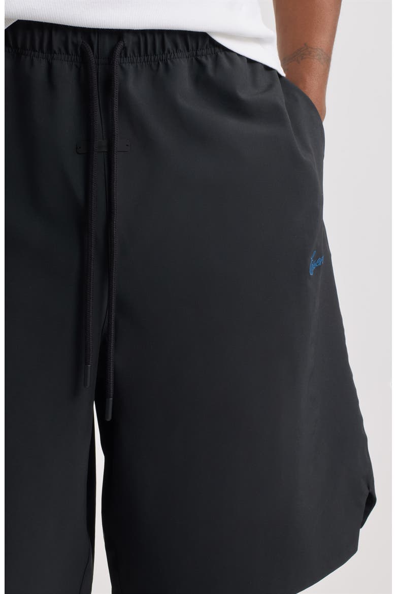 Signature Relaxed Shorts, Alternate, color, BLACK