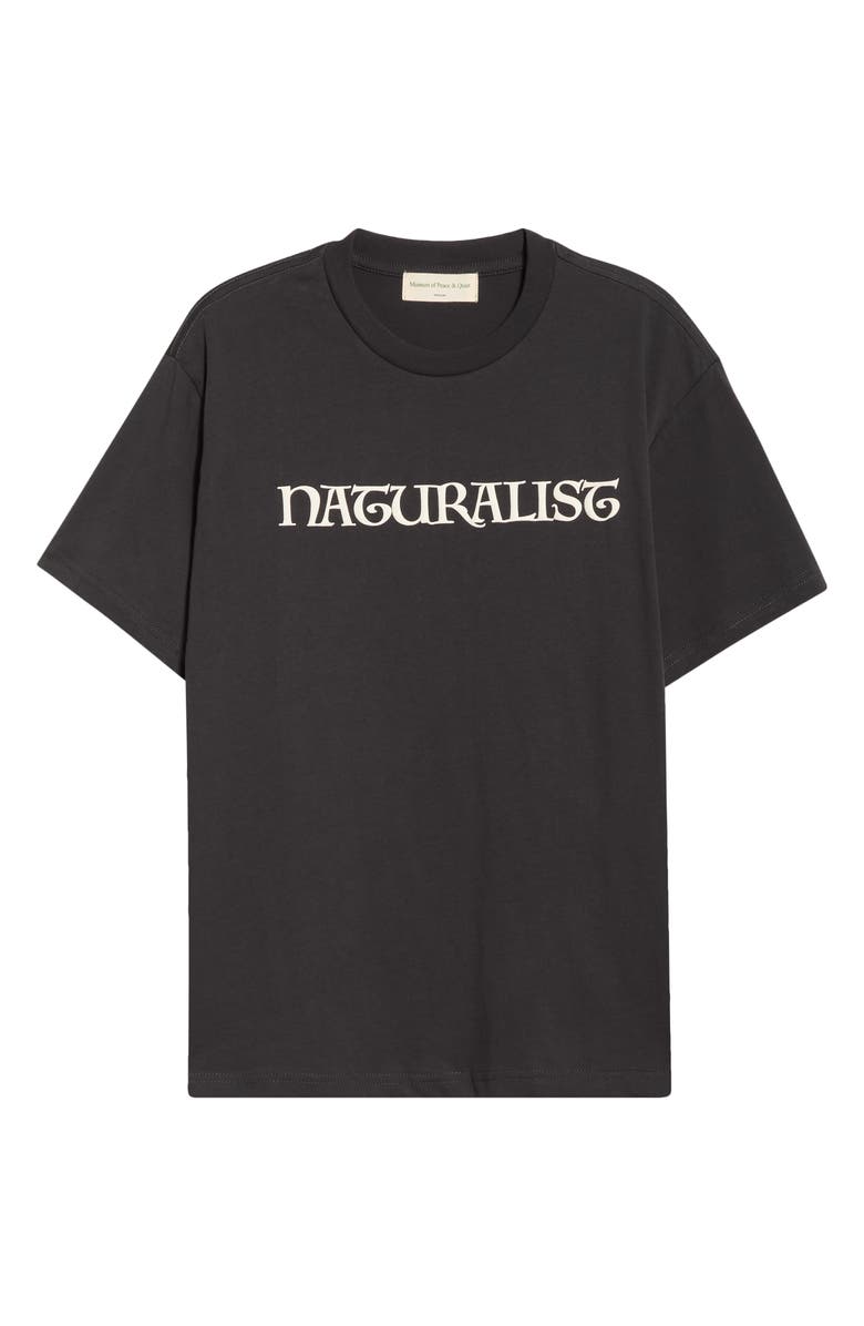 Museum of Peace & Quiet Naturalist Graphic T-Shirt, Alternate, color, Black