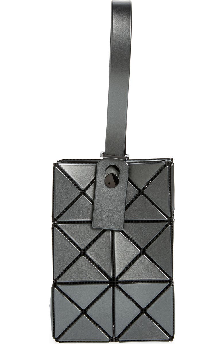 Bao Bao Issey Miyake Lucent Metallic Top Handle Bag, Main, color, Gunmetal