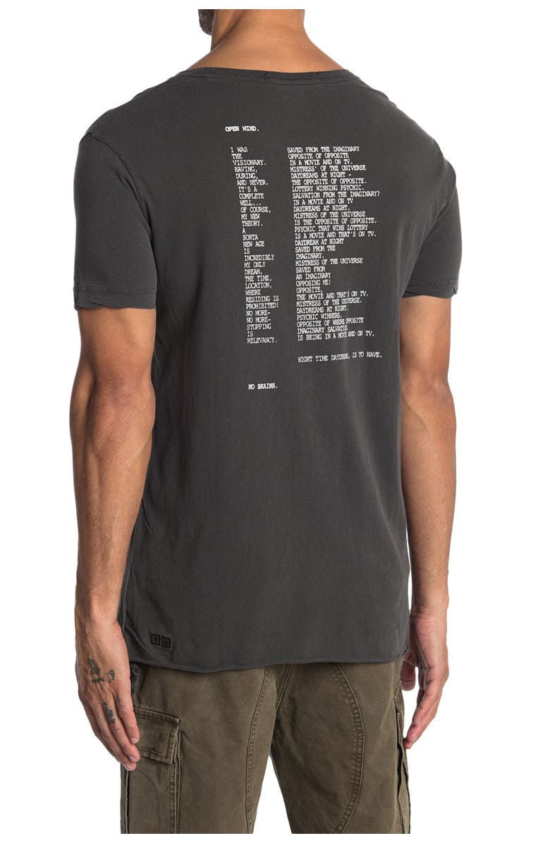 Ksubi In a Movie Text Graphic T-Shirt, Alternate, color, 