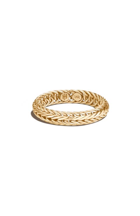 Kami Chain Ring, Gold, 4.5mm