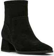 Blondo Marina Waterproof Stretch Suede Block Heel Bootie