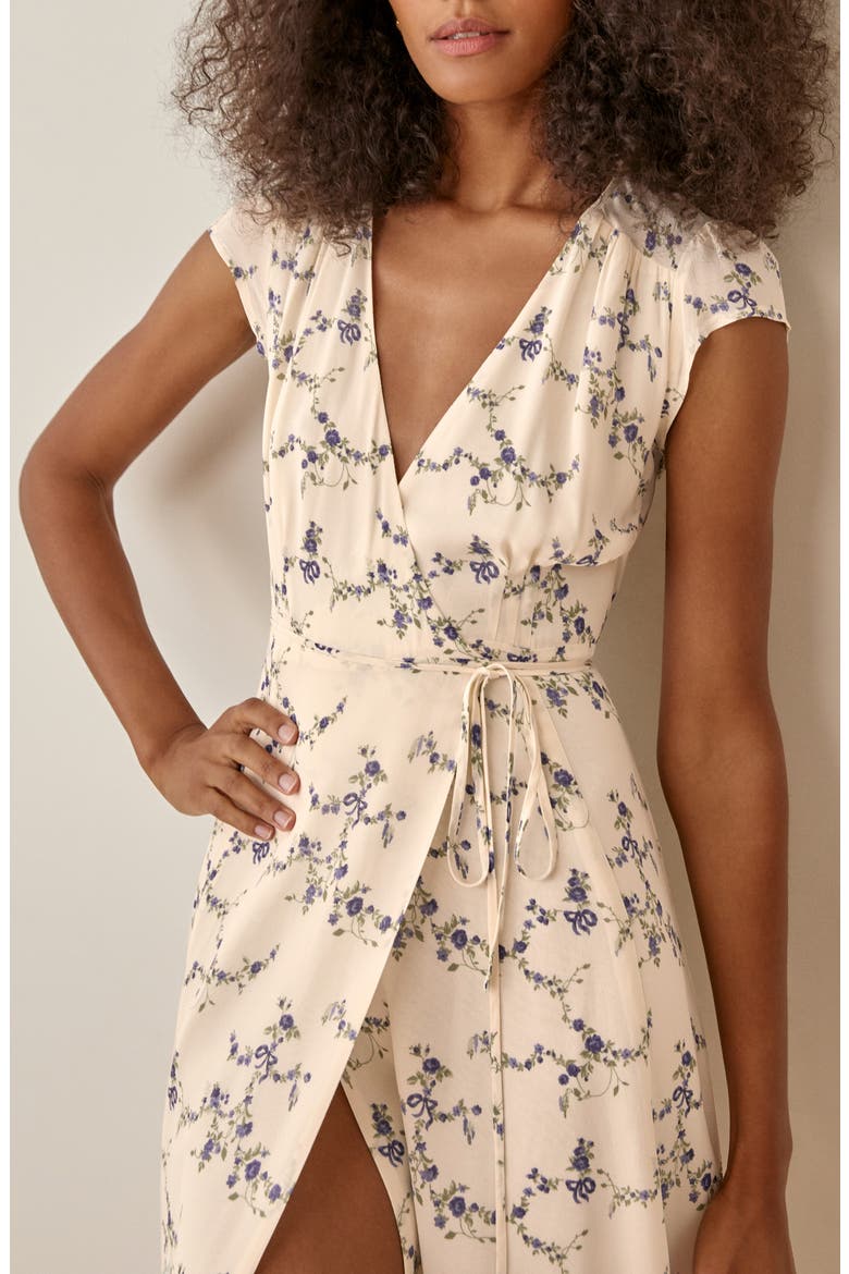 Carina Midi Wrap Dress (Nordstrom Exclusive), Alternate, color, EMMALINE