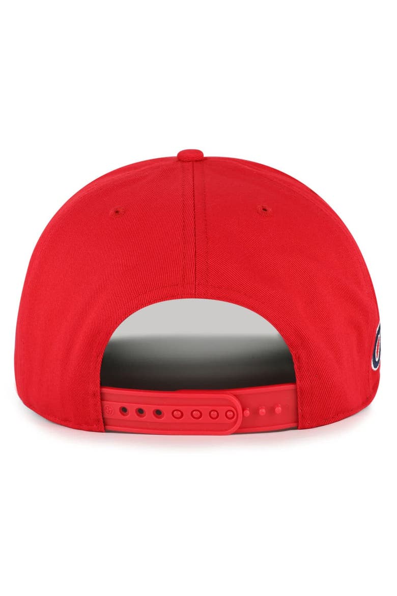 Youth '47 Red Ole Miss Rebels Byline Hitch Adjustable Hat, Alternate, color, Red