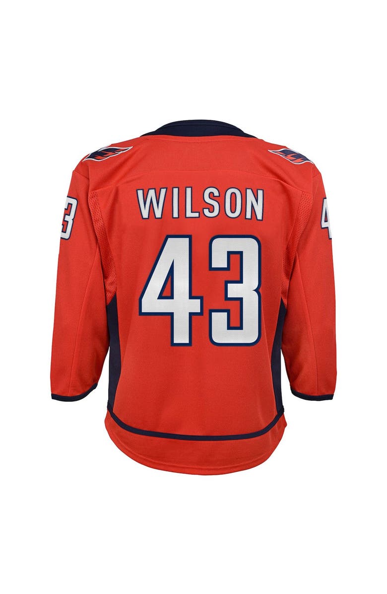 Outerstuff Youth Tom Wilson Red Washington Capitals 2022/23 Premier Player Jersey, Alternate, color, Red