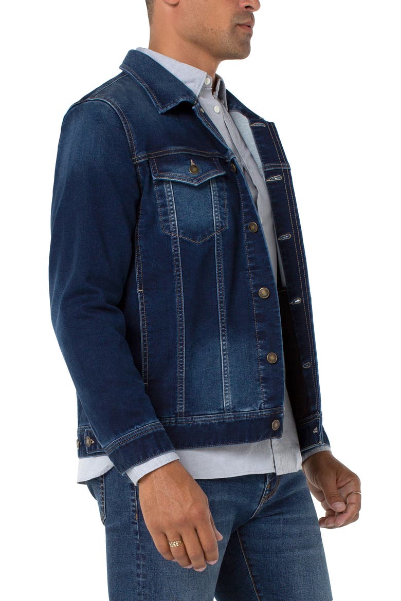 Liverpool Stretch Denim Jacket, Alternate, color, ROLAND