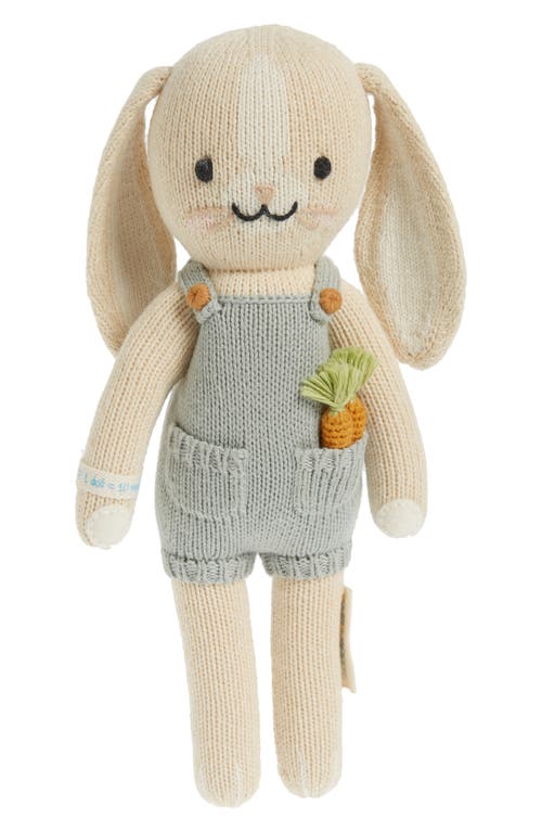 cuddle+kind Mini Henry the Bunny Stuffed Animal in Blue 