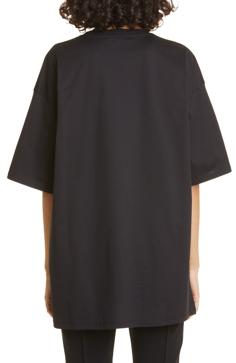 Max Mara Teddy Ten Oversize Cotton Graphic T-Shirt, Alternate, color,