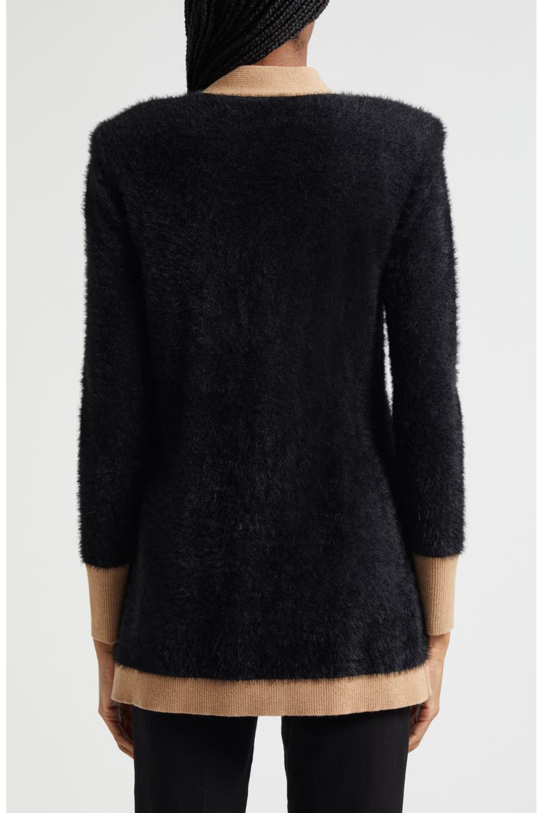 Elin 4-Pocket Cardigan, Alternate, color, CAMEL/ BLACK