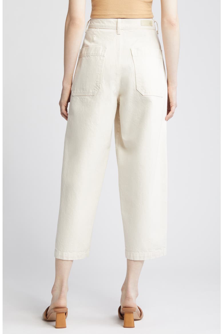 Camille High Waist Crop Straight Leg Jeans, Alternate, color, OPAL STONE