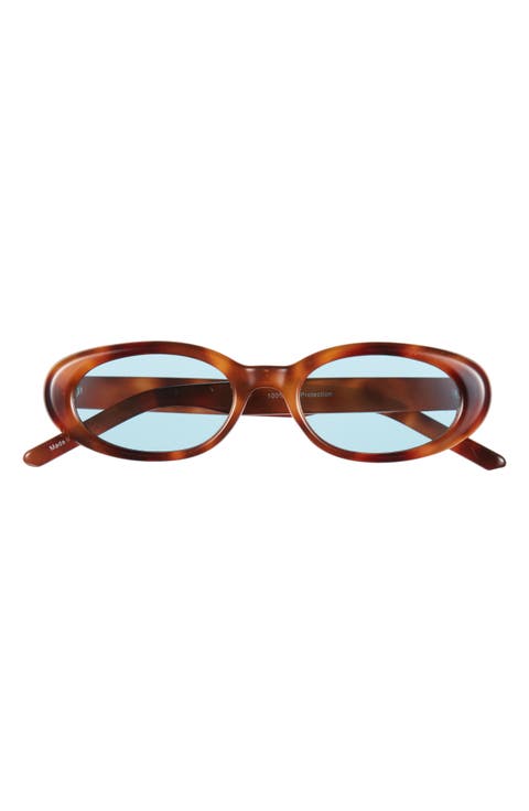Narrow Oval Sunglasses