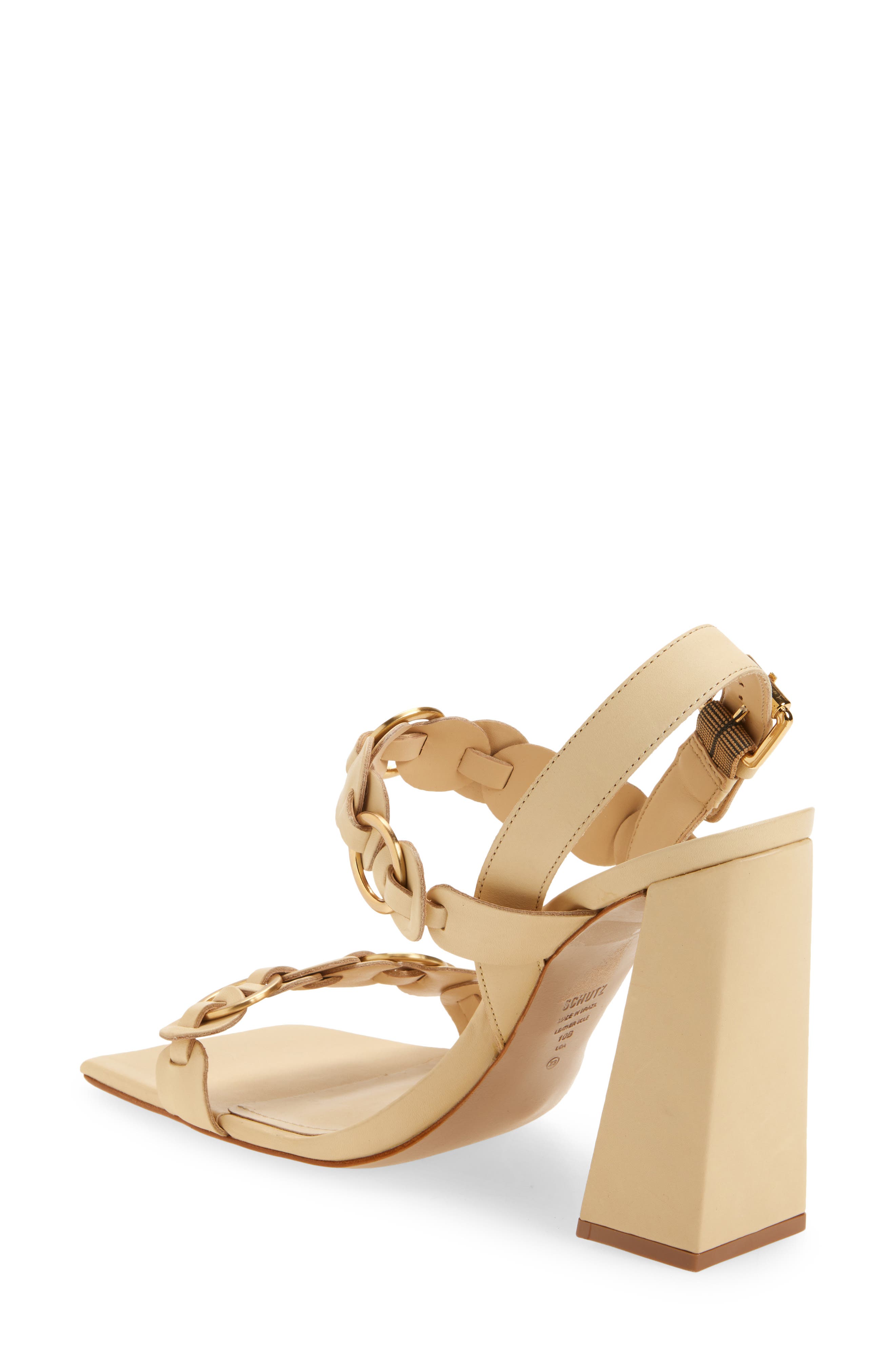 Schutz Selina Slingback Sandal, Alternate, color, Natural Nibs