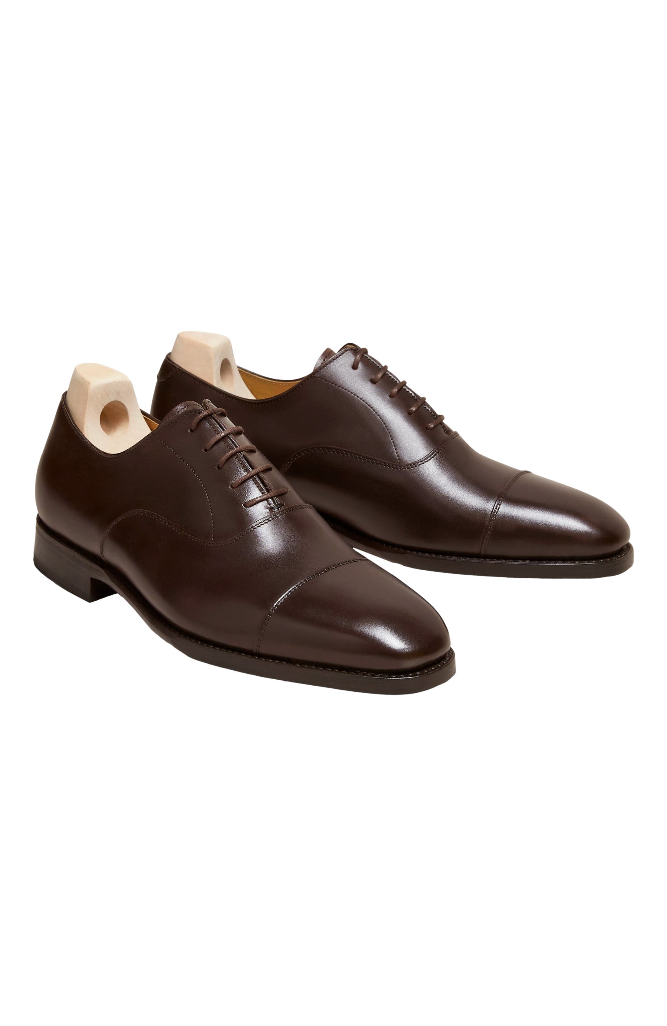 Myrqvist Äppelviken Oxfords, Alternate, color, Dark Brown Leather