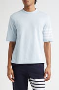 Thom Browne 4-Bar Cotton Jersey T-Shirt