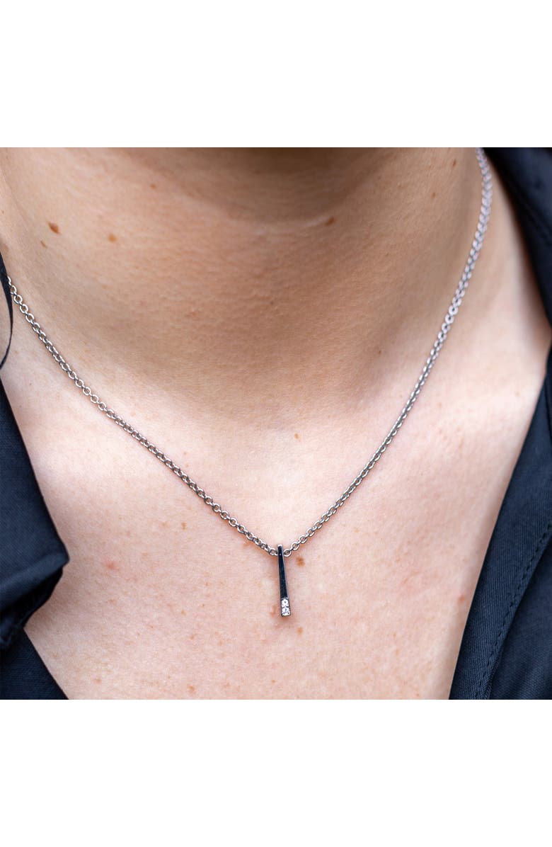 Lucy Quartermaine Melody Key Pendant, Alternate, color, Sterling Silver