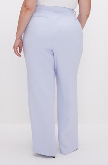 Luxe Suiting Column Wide Leg Trousers