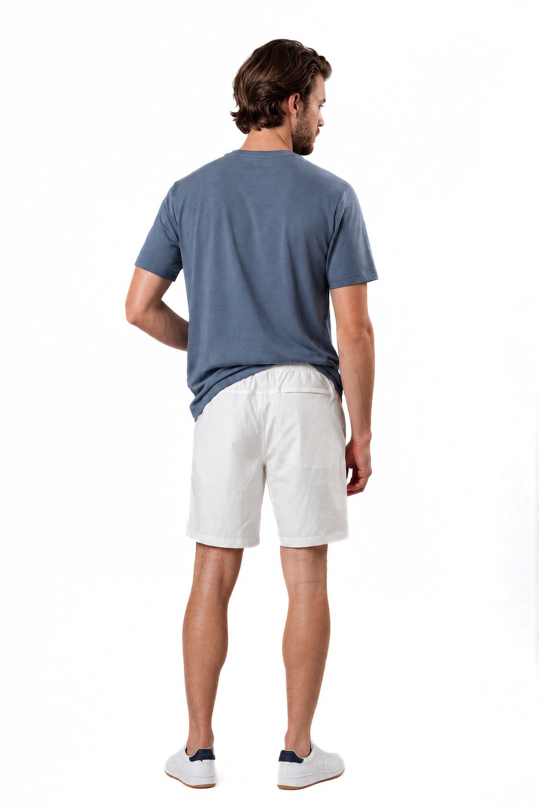 Performance Heathered Peached Jersey Short Sleeve T-Shirt, Alternate, color, China Blue