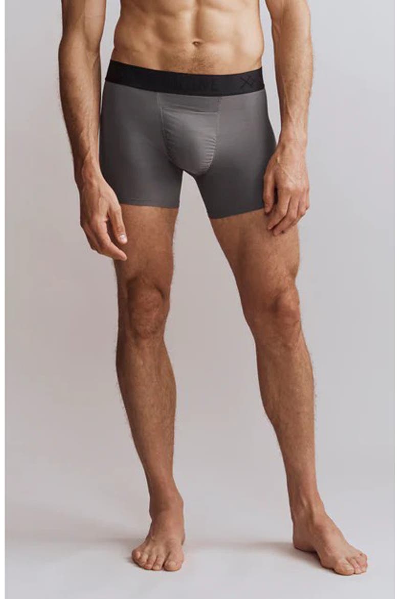 Active C.O.R. 4-Inch Performance Boxer Trunks, Main, color, SMOKE