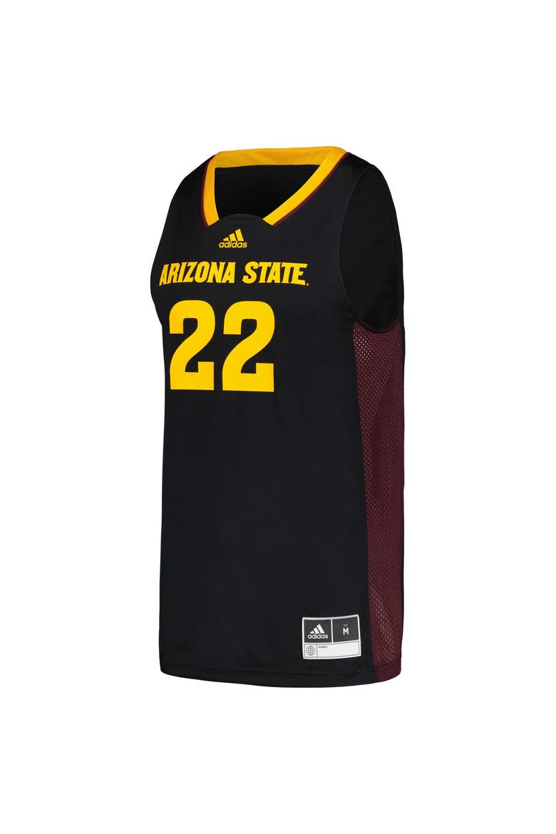 Men's adidas #22 Black Arizona State Sun Devils Swingman Jersey, Alternate, color, Black