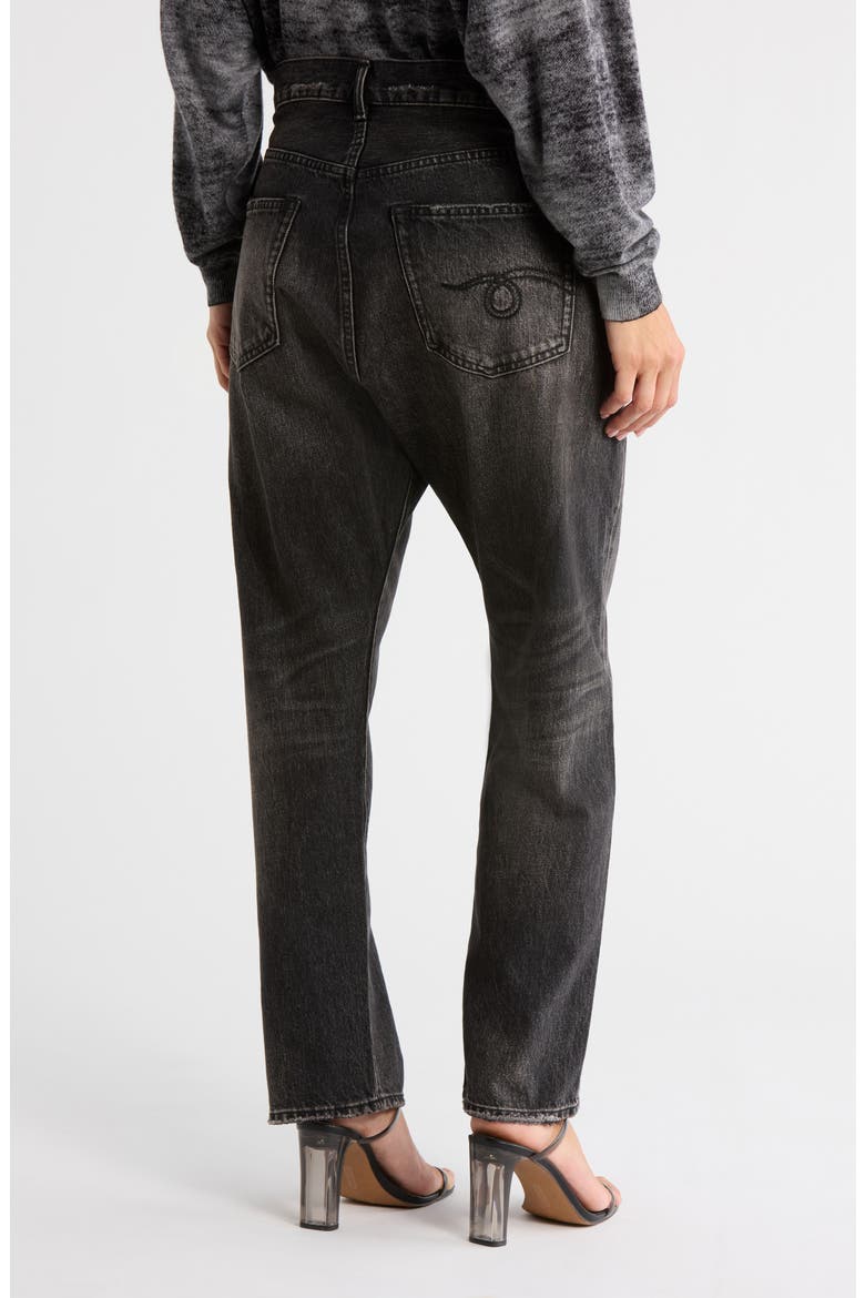 Crossover Straight Leg Jeans, Alternate, color, ARVIN BLACK
