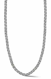 Yield of Men Men's Oxidized Mariner Chain Necklace