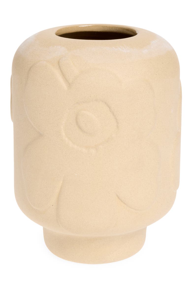 Unikko Ceramic Vase, Main, color, LIGHT BROWN