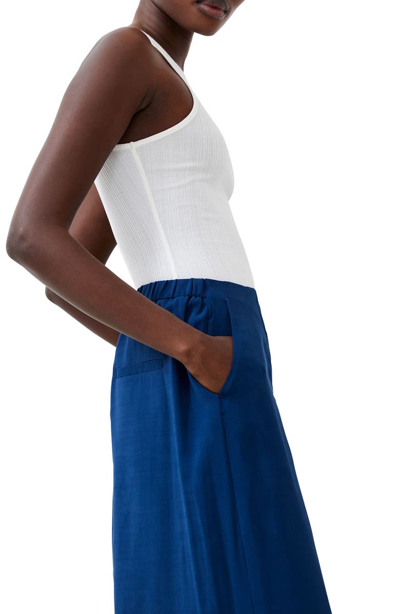 French Connection Barbara Wide Leg Pants, Alternate, color, Midnight Blue