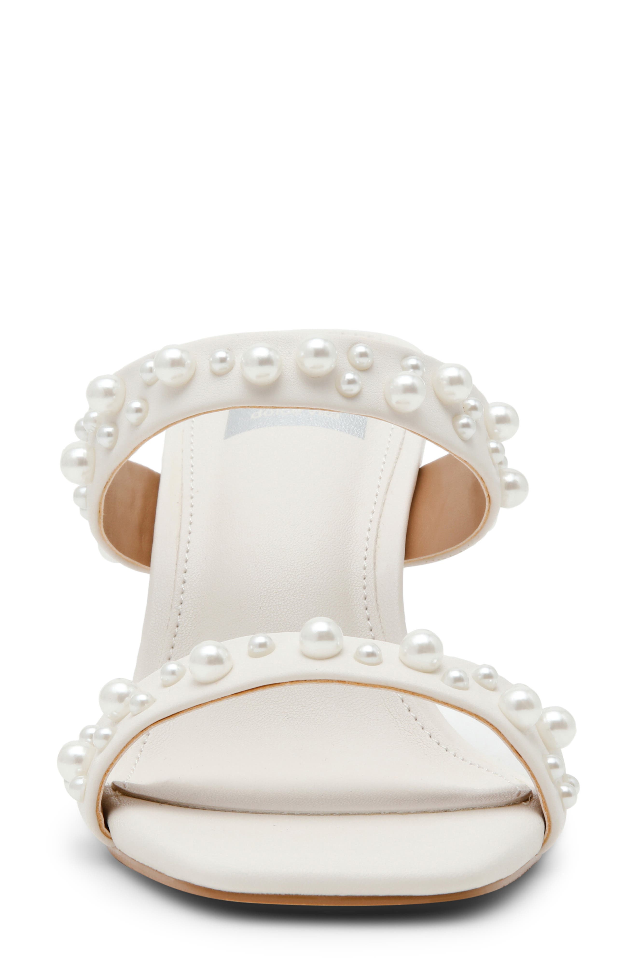 DV by Dolce Vita Veniss Embellished Slide Sandal, Alternate, color, Ivory