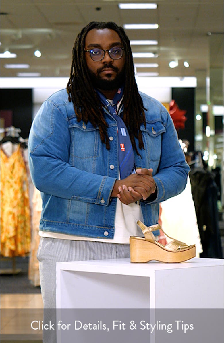 Domiel Platform Wedge Sandal, sales video thumbnail