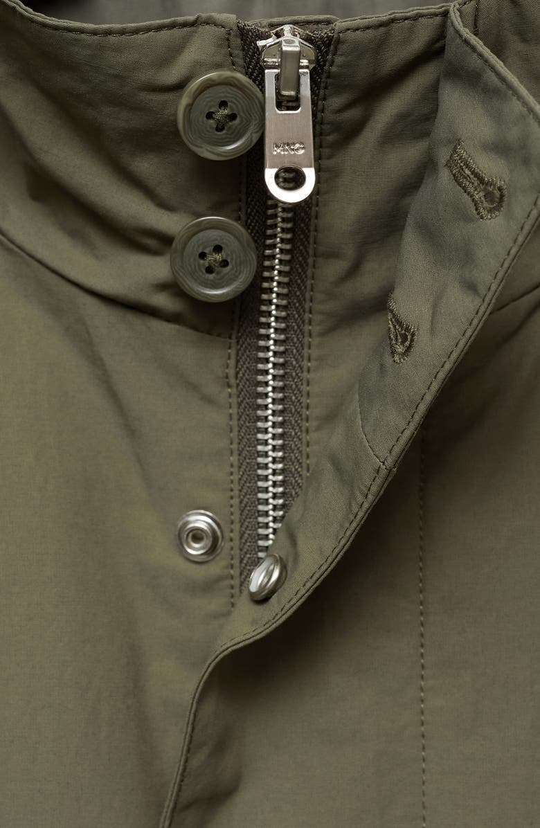 MANGO Water Repellent Parka, Alternate, color, 
