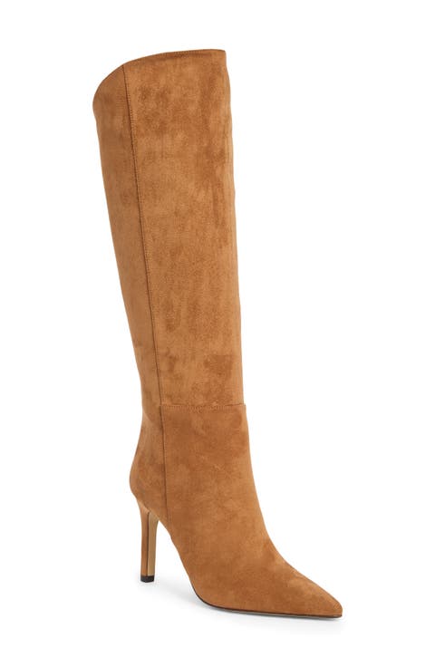 Skylee Faux Leather Knee High Boot