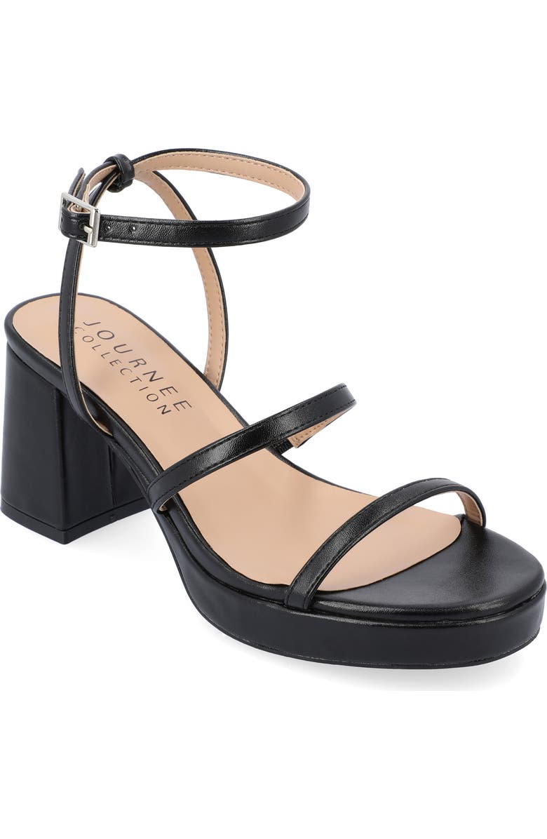 Journee Collection Samilee Block Heel Platform Sandal, Main, color,