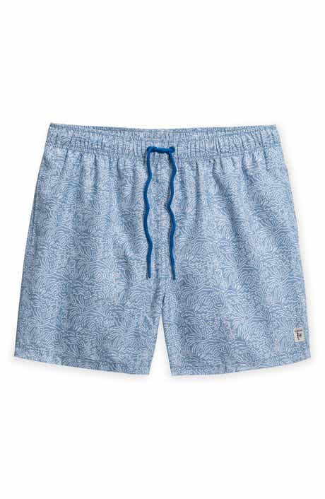 THE ENDLESS SUMMER Kids' Palm Print Swim Trunks