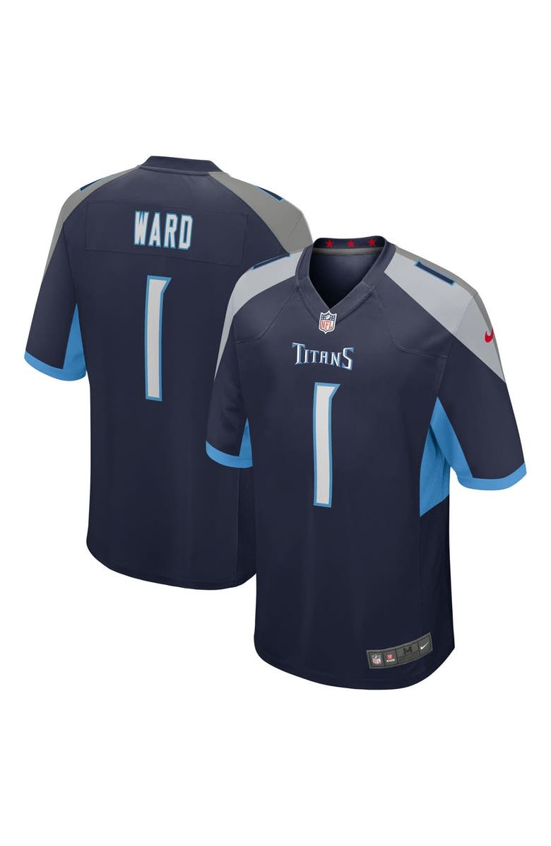 Nike Men's Nike Cameron Ward Navy Tennessee Titans 2025 NFL Draft First Round Pick Alternate Game Jersey, Alternate, color, Navy
