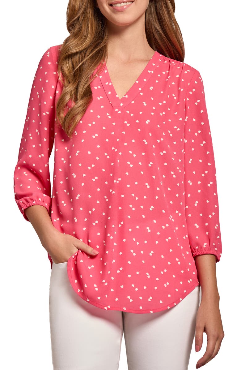 Jones New York V-Neck Tunic Top, Main, color,