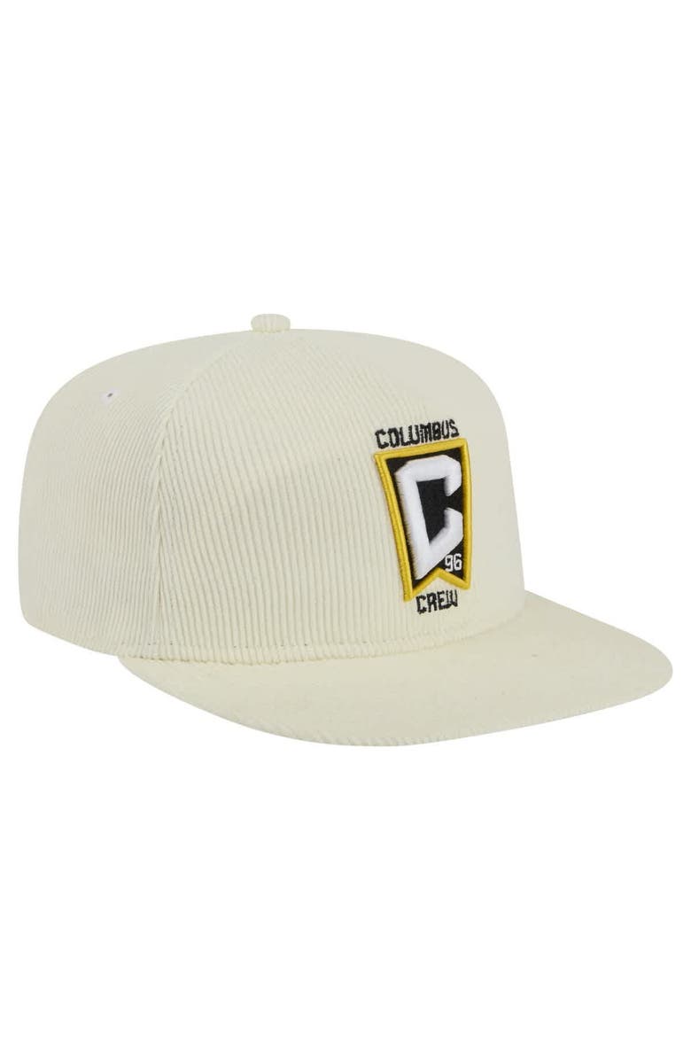 New Era Men's New Era  Cream Columbus Crew 2025 Kickoff Snapback Golfer Hat, Alternate, color, 