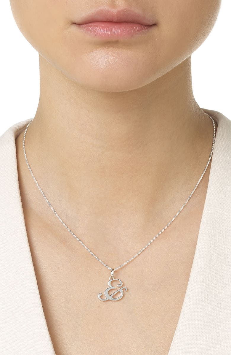 Monica Vinader Alphabet Pendant Charm, Alternate, color, 