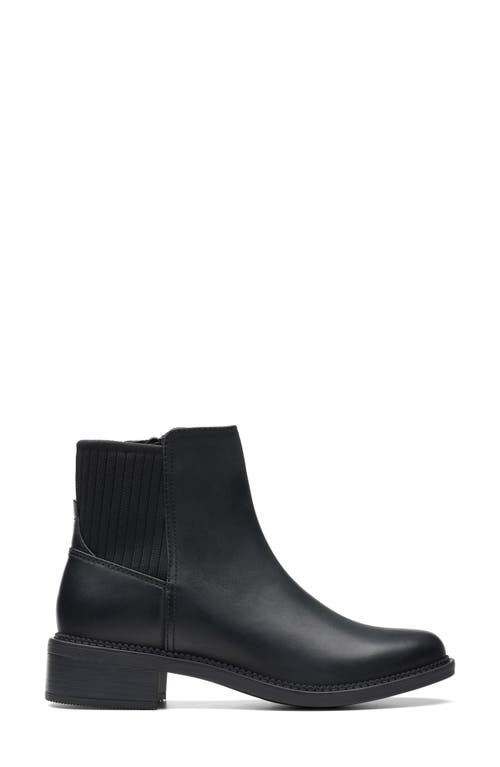 Clarks ® Maye Palm Leather Boot In Black