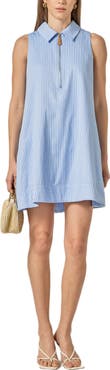 English Factory Stripe A-Line Minidress