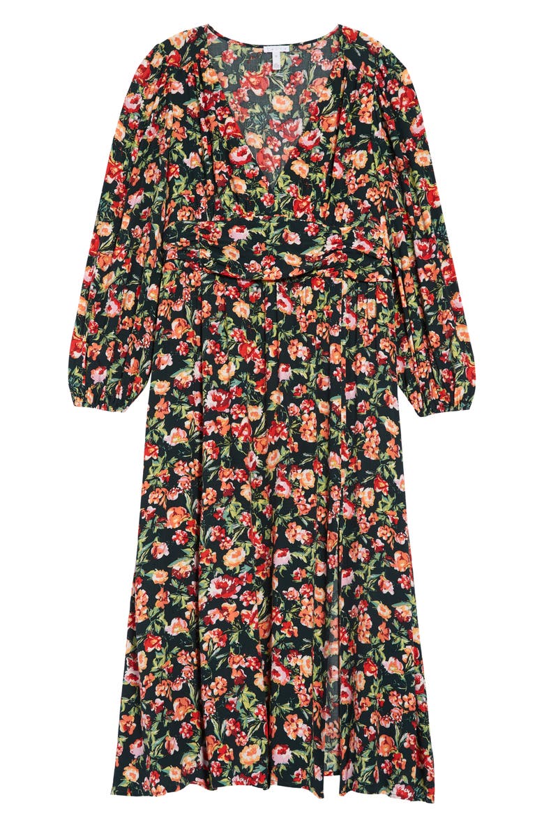 Leith Floral Print Long Sleeve Dress, Main, color, 